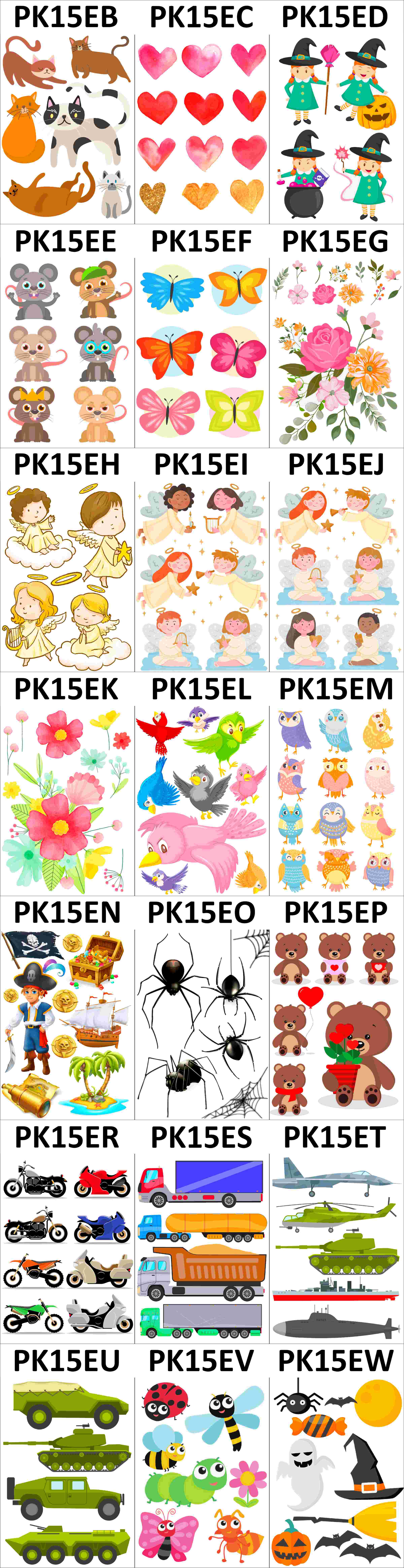 Tatuaze tymczasowe B2B hurt